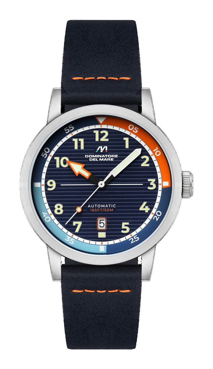 Camogli Automatic Blue / Blue Leather | Blue Dial
