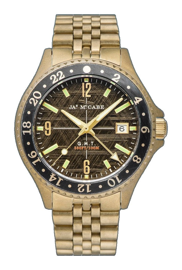 Baja GMT Gold / Stainless Steel | Gold Dial