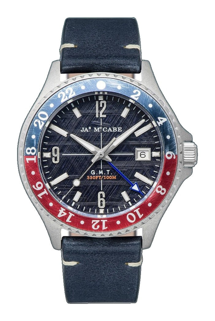Baja GMT Blue / Leather | Blue Dial