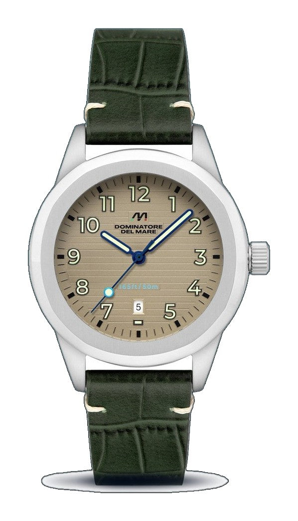 Aqua Sicura Japan Quartz Grey / Leather | Gray Dial