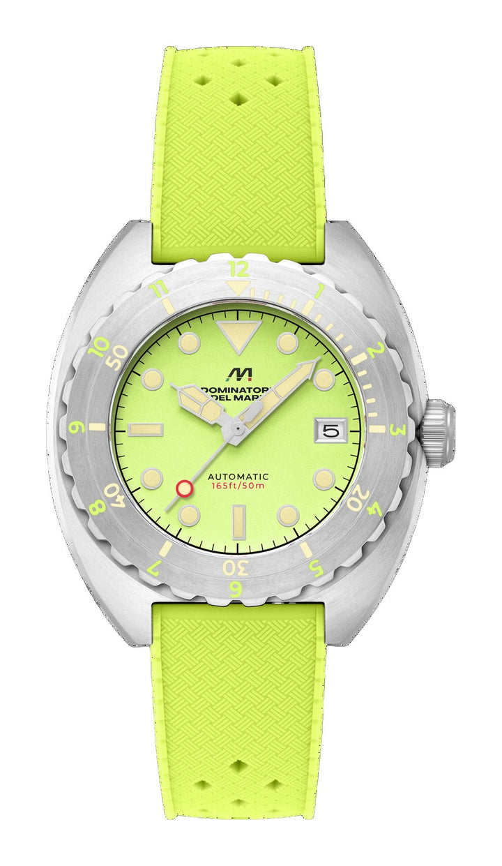 Amalfi Automatic Green / Green Silicone Green Dial