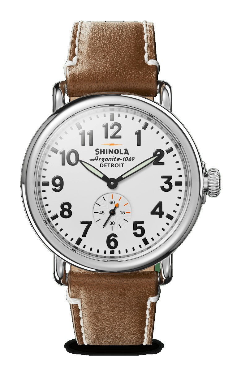 Runwell 41 White | White Dial