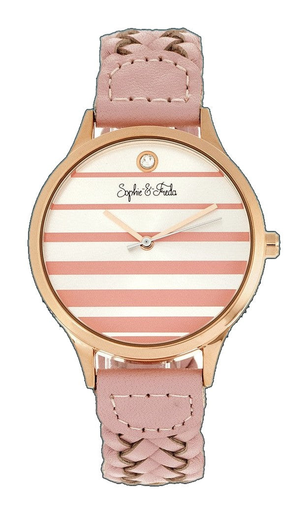 Tucson w/ Swarovski Crystals Rose Gold/Pink | Silver Dial