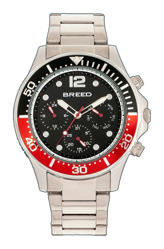 Pegasus Red/Silver | Black Dial
