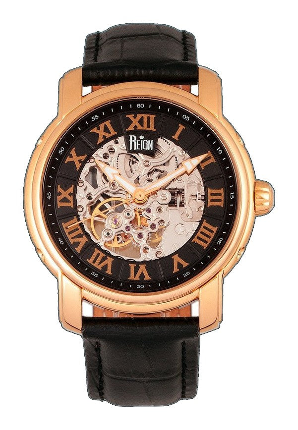 Kahn Rose Gold/Black | Black Dial