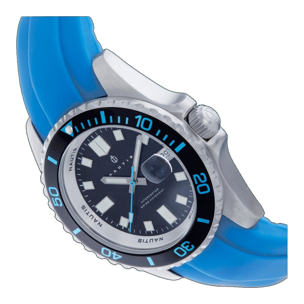 Interceptor Light Blue | Black Dial