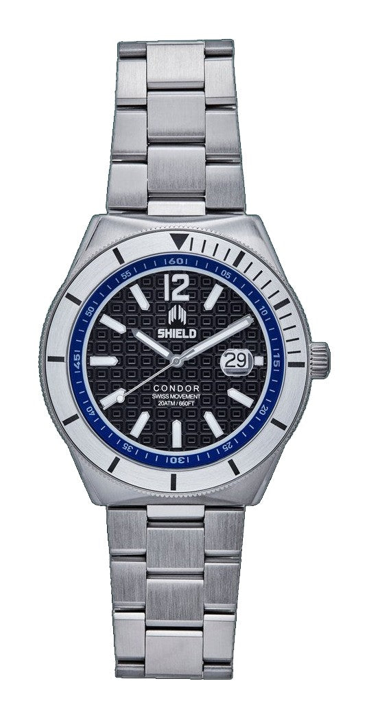 Condor White | Black Dial