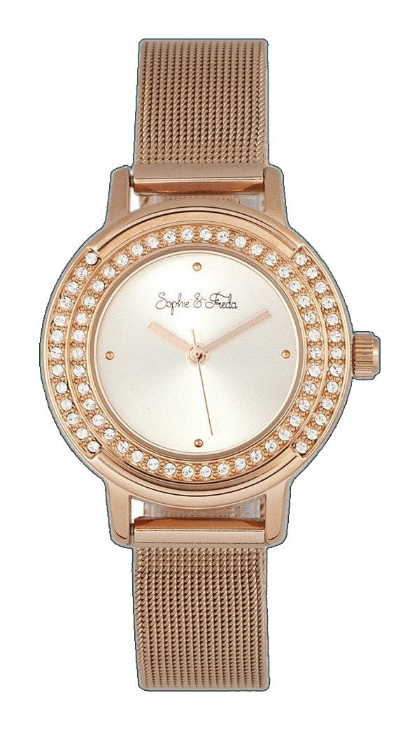 Cambridge w/ Swarovski Crystals Rose Gold | Silver Dial