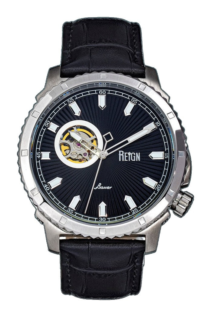 Bauer Silver/Black | Black Dial