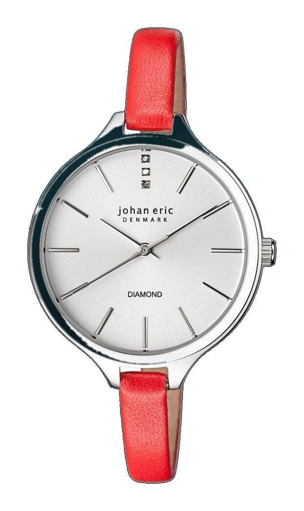 Johan Eric Herlev Slim (white, Red Leather)