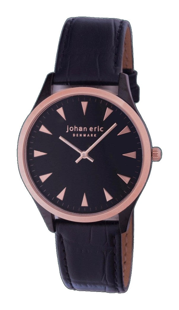 Helsingor Black-Black Rose Gold | Black Dial
