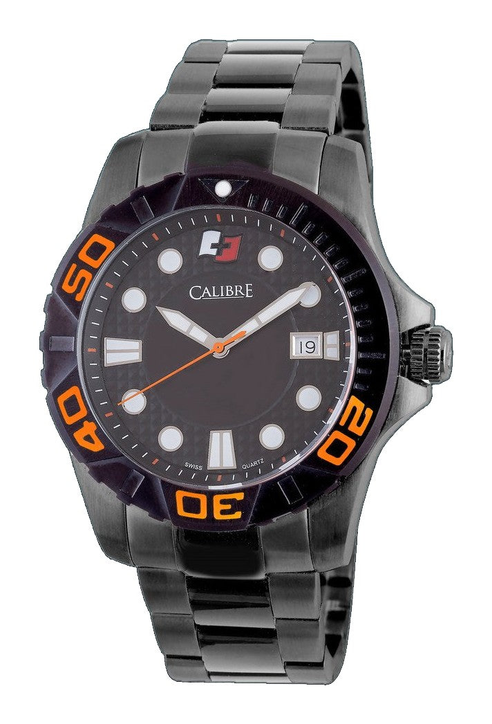 Akron Black-OP black steel | Black Dial