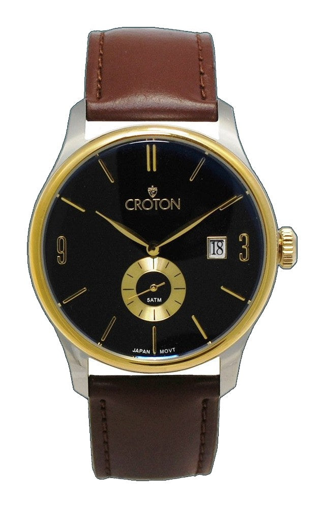 Twotone Black Two Tone/Brown | Black Dial