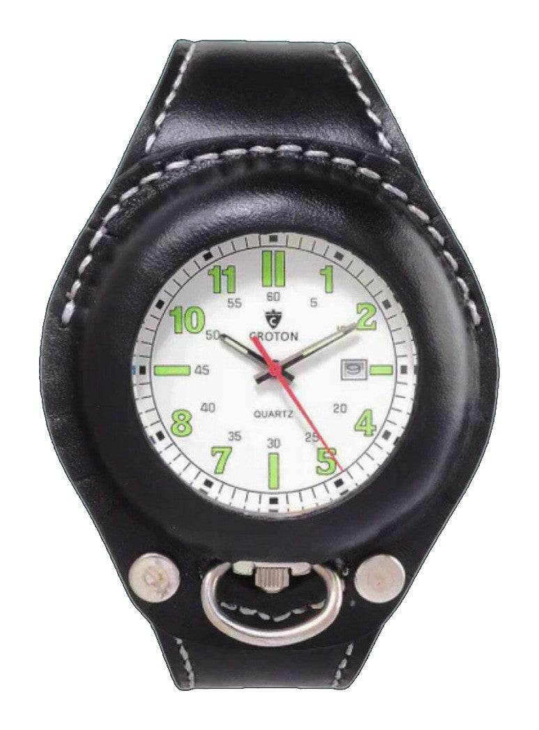 Designer pewter/black | White Dial