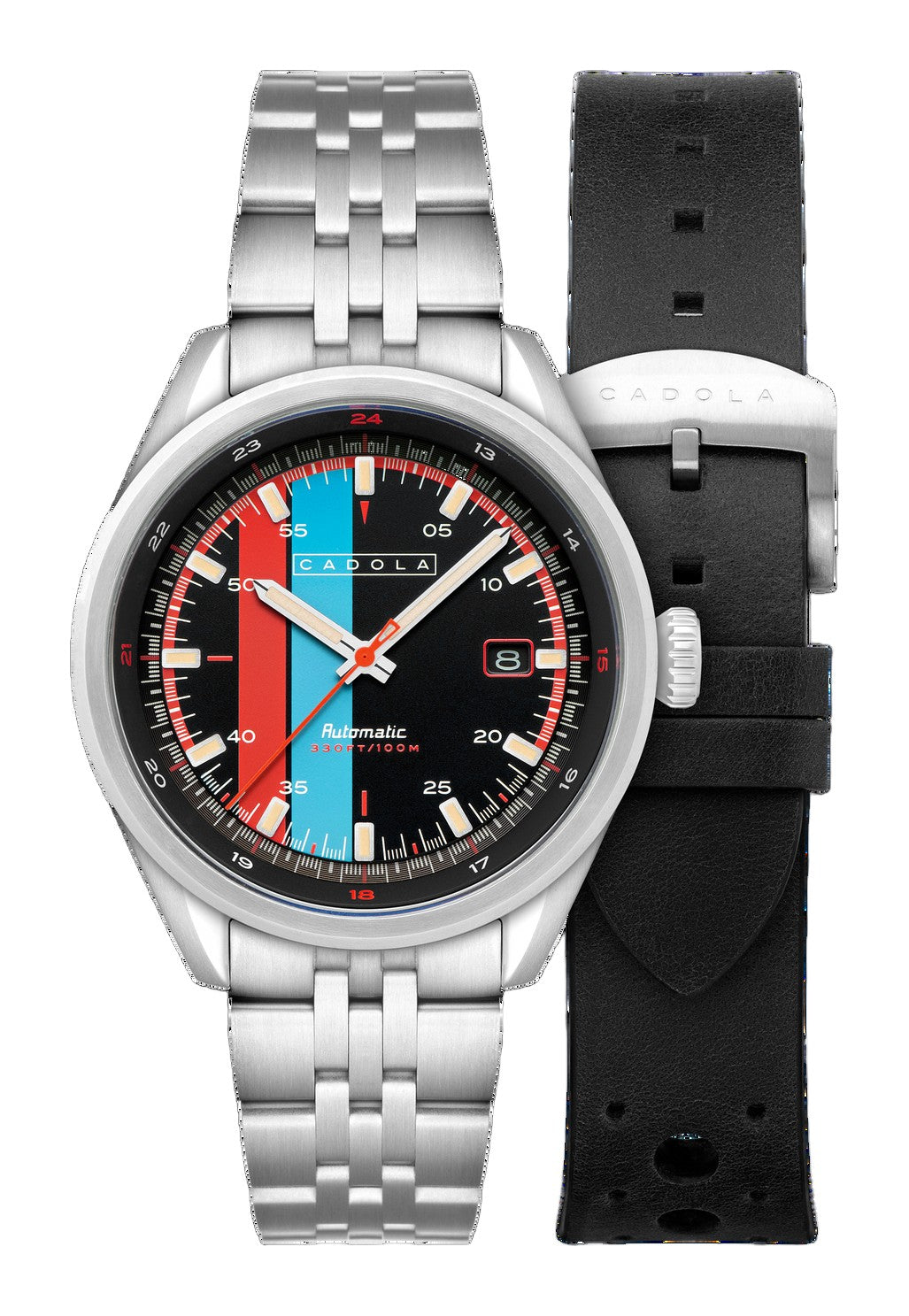 Pista Automatic Black / Stainless Steel Black Dial
