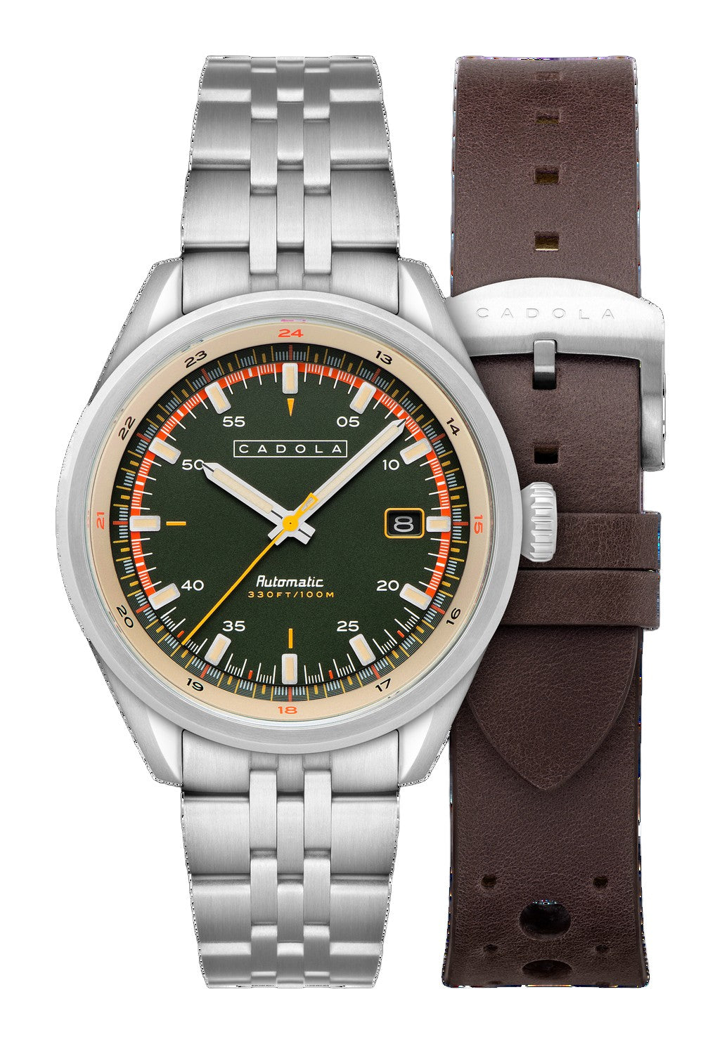 Pista Automatic Green / Stainless Steel Green Dial