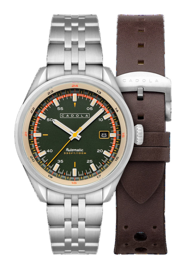 Pista Automatic Green / Stainless Steel Green Dial