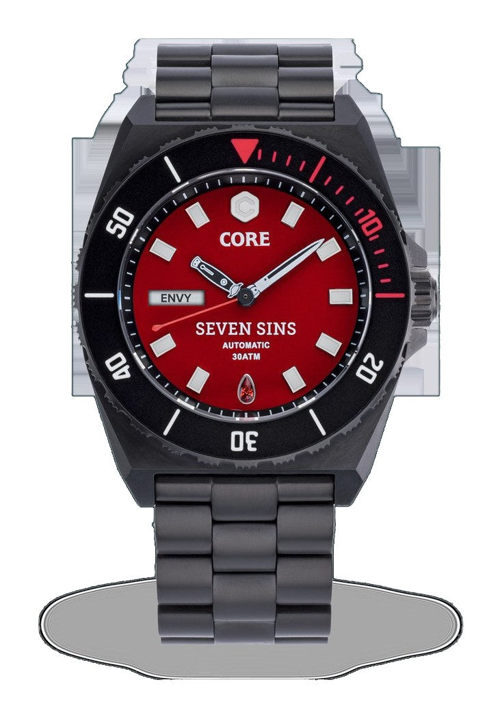 SEVEN SINS SEVEN SINS TITANIUM RED | Red Dial