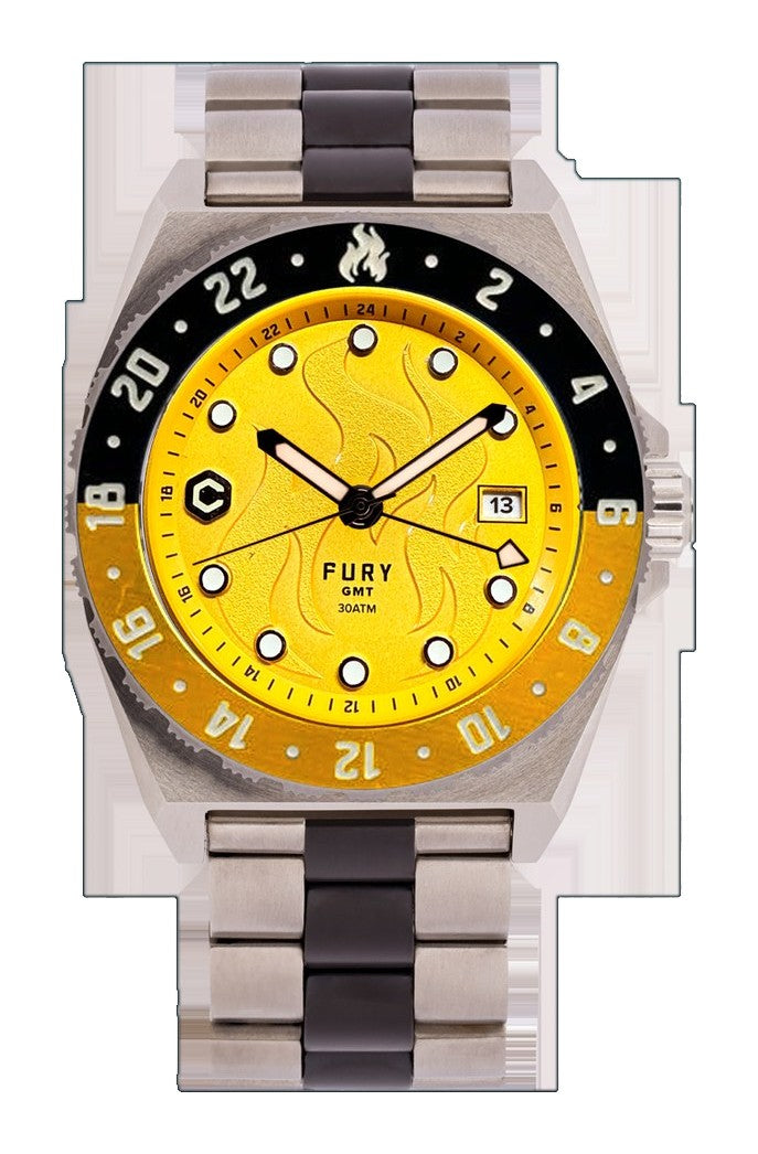 Fury GMT Yellow Mellow | Yellow Dial