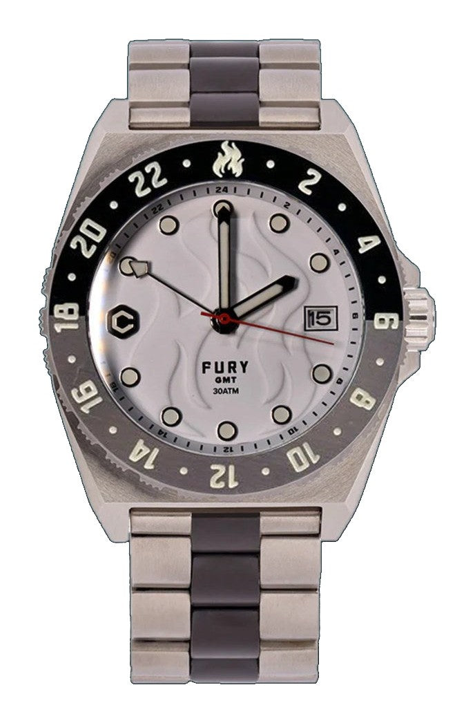 Fury GMT WHITE LIGHTNING | White Dial