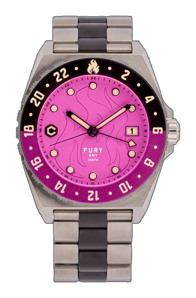 Fury GMT PANTHER PINK | Pink Dial