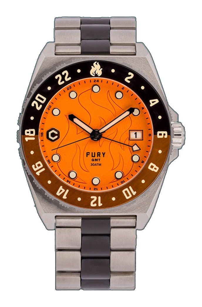 Fury GMT ORANGE CLOCKWORK | Orange Dial