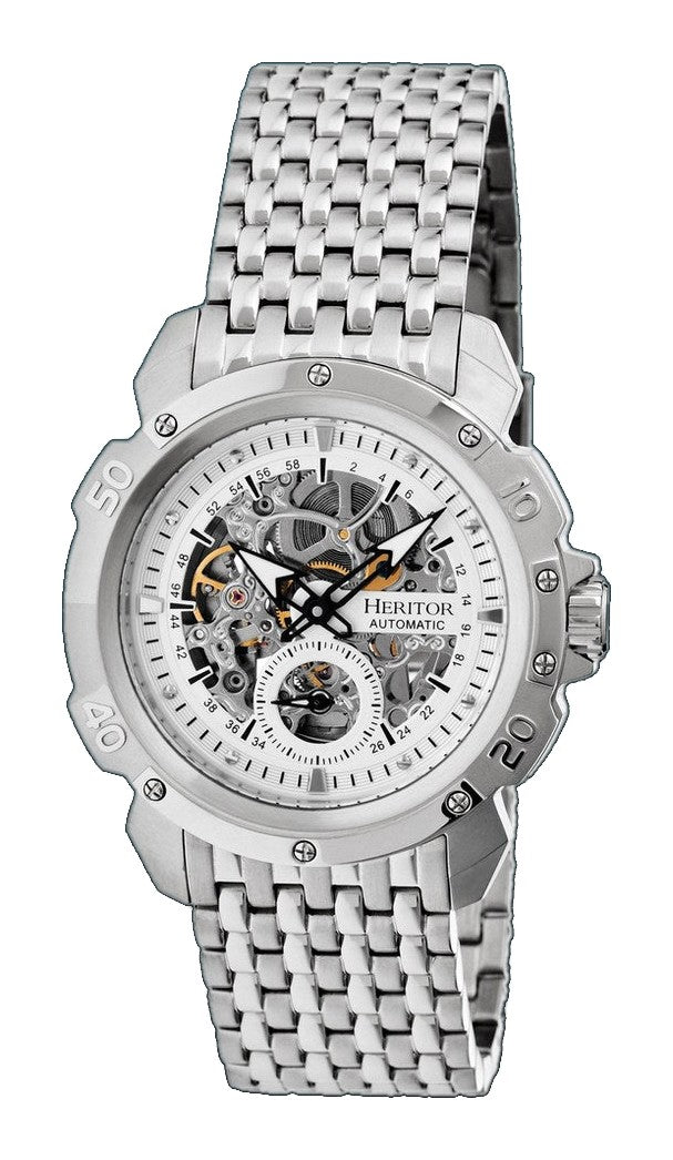 Conrad Stainless Steel Silver | White Dial