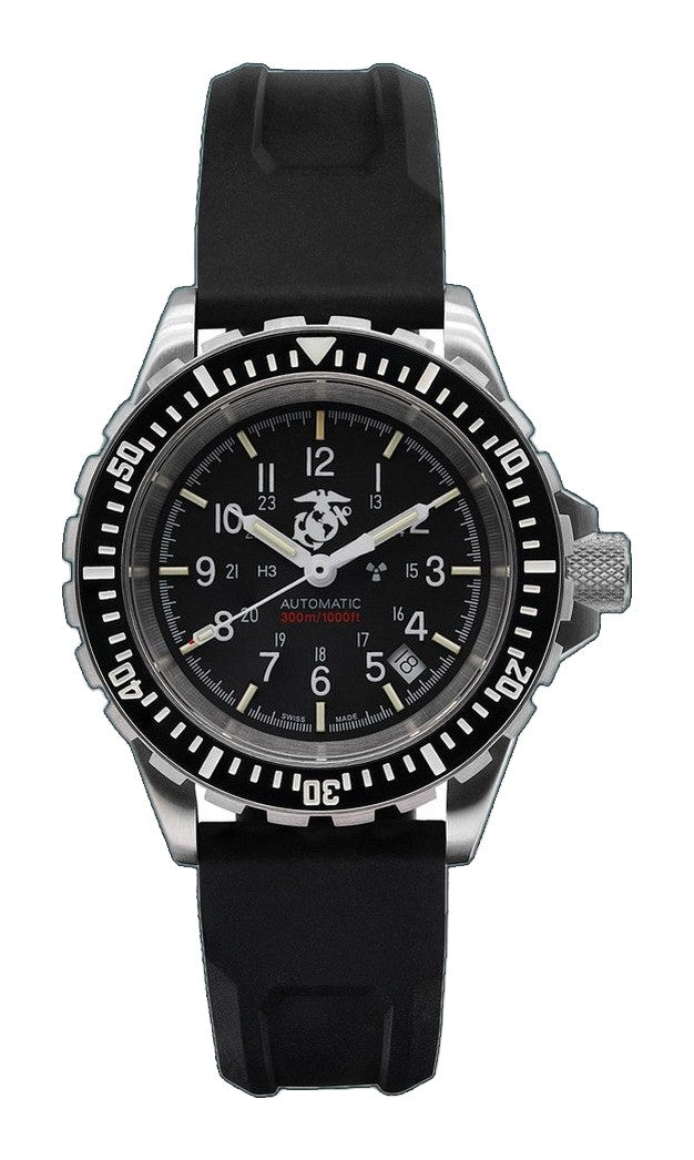 Dive SS/BKSS 3PC RUBBER (WW194006SS-0230) | Black Dial