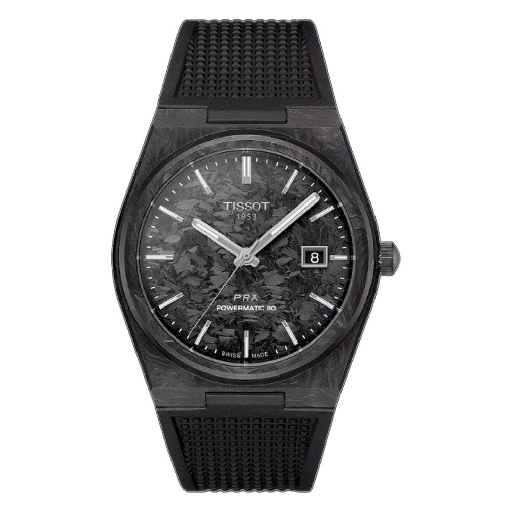 Tissot PRX Powermatic 80 Carbon 40mm Carbon | Carbon Black Dial