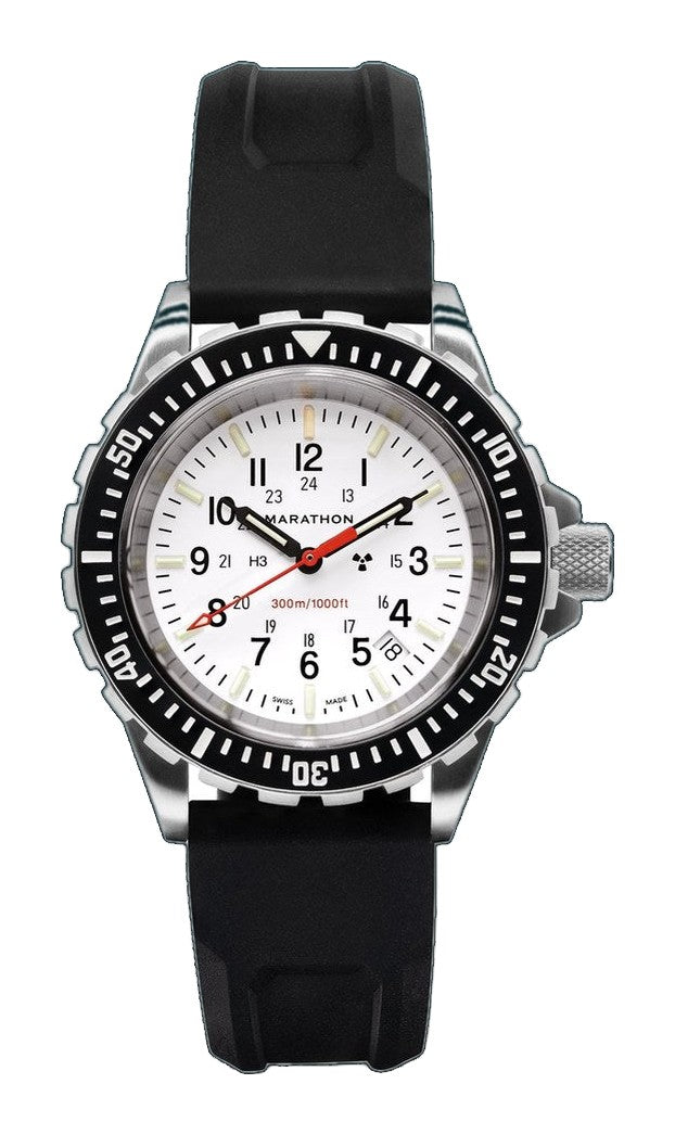 Dive SS/BKSS 3PC RUBBER (WW194007SS-0530) | White Dial
