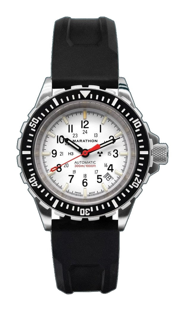 Dive SS/BKSS 3PC RUBBER (WW194006SS-0530) | White Dial