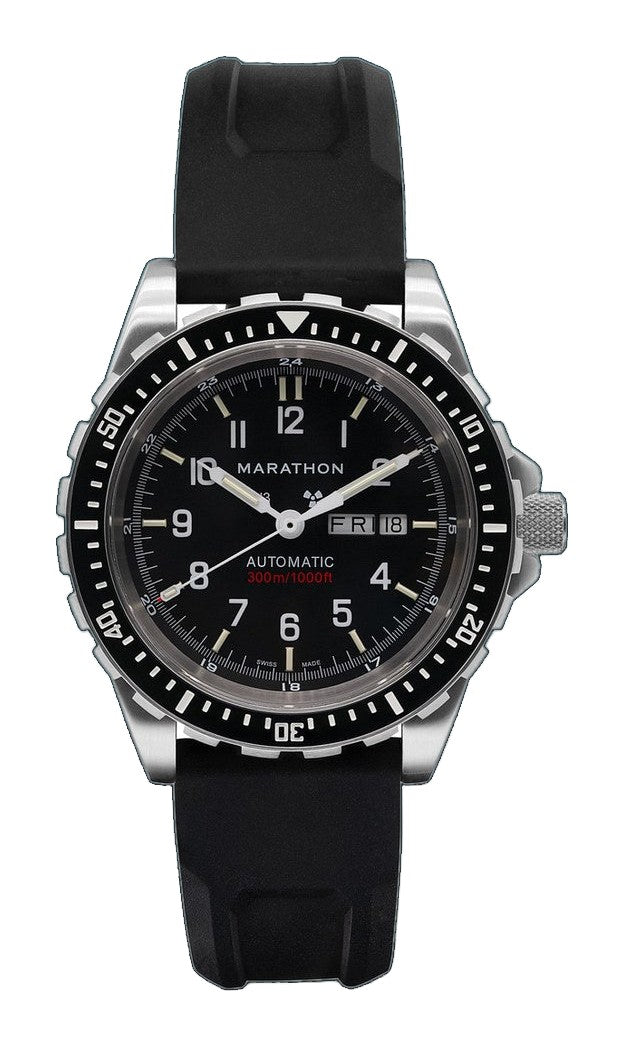 Dive SS/BKSS 3PC RUBBER (WW194021SS-0130) | Black Dial