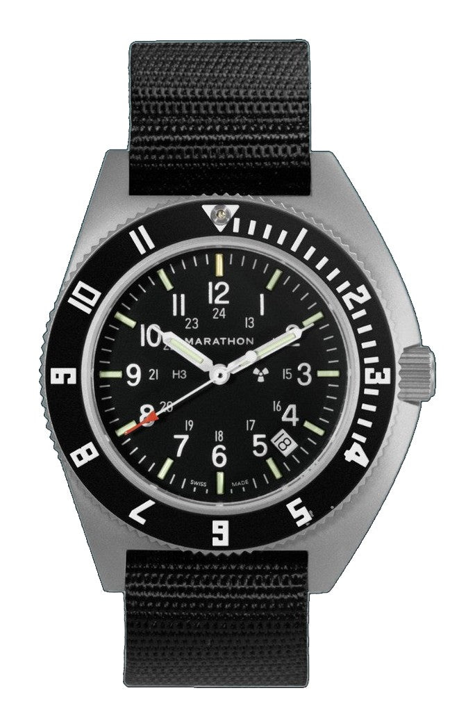 Navigator Quartz with Date Black NGM/Nylon | Matte Black Dial