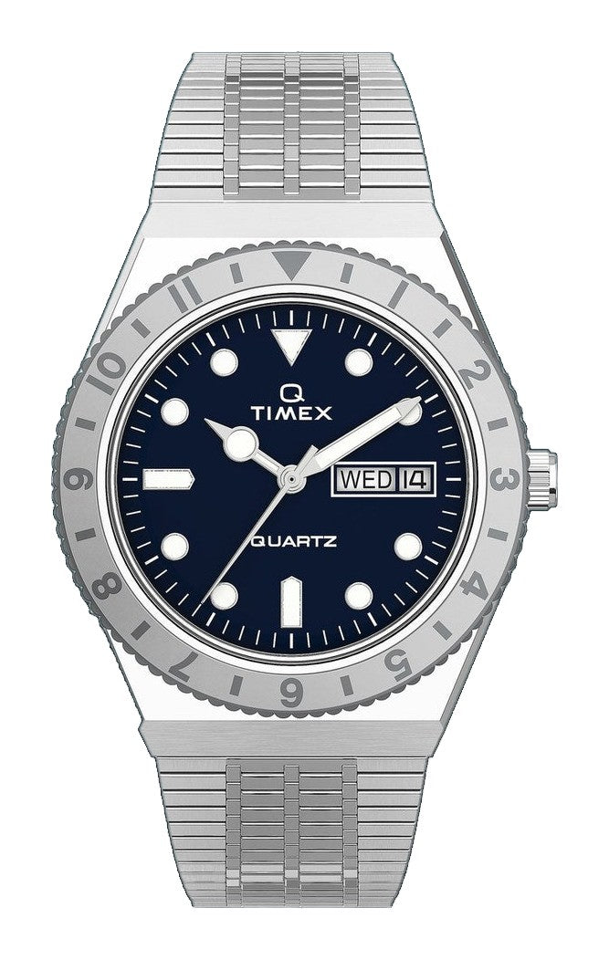 Timex Q - Special Projects Blue / Stainless Steel | Blue Dial
