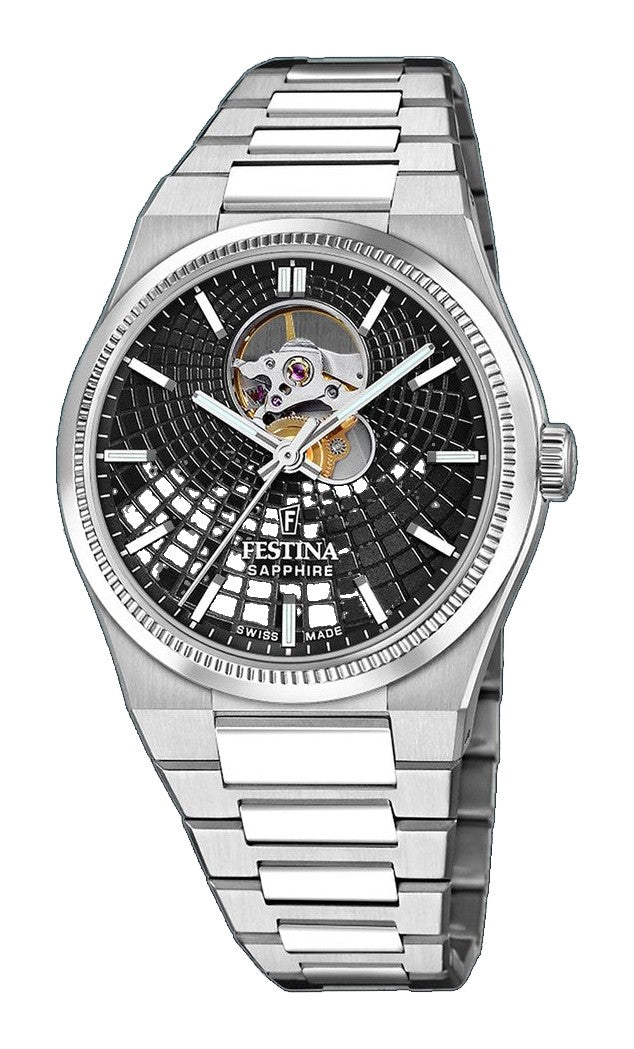 RIVÉ Black / Stainless Steel Black Dial