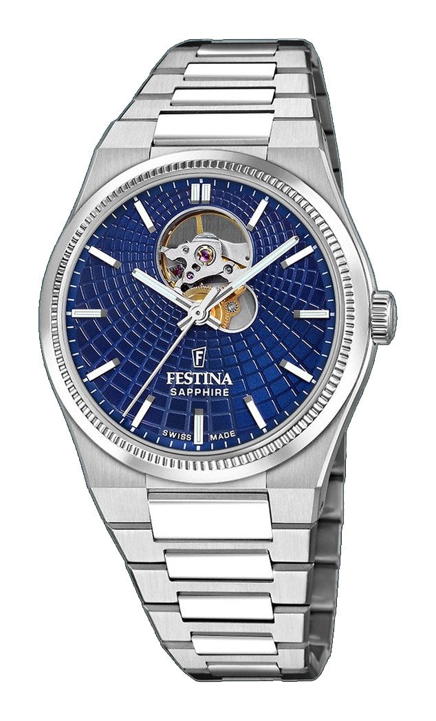 RIVÉ Blue / Stainless Steel Blue Dial
