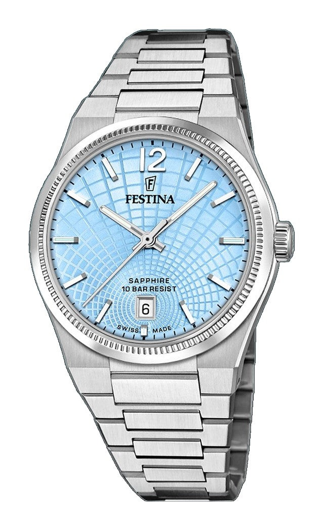 Rive Blue / Stainless Steel Blue Dial