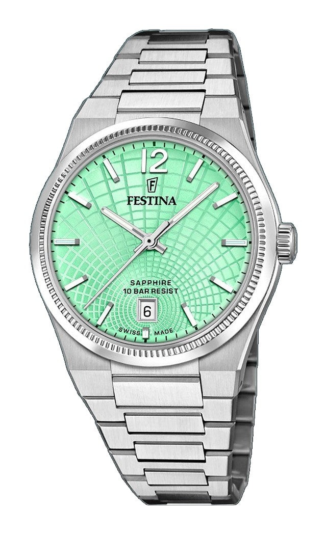 Rive Green / Stainless Steel Green Dial