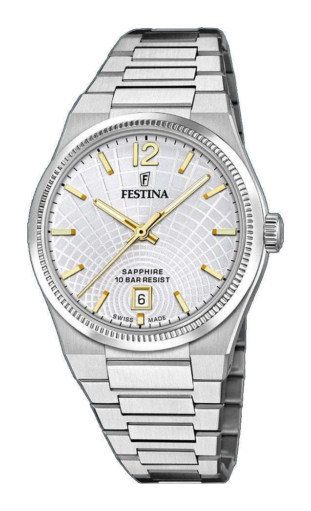 Rive Silver / Stainless steel Silver Dial