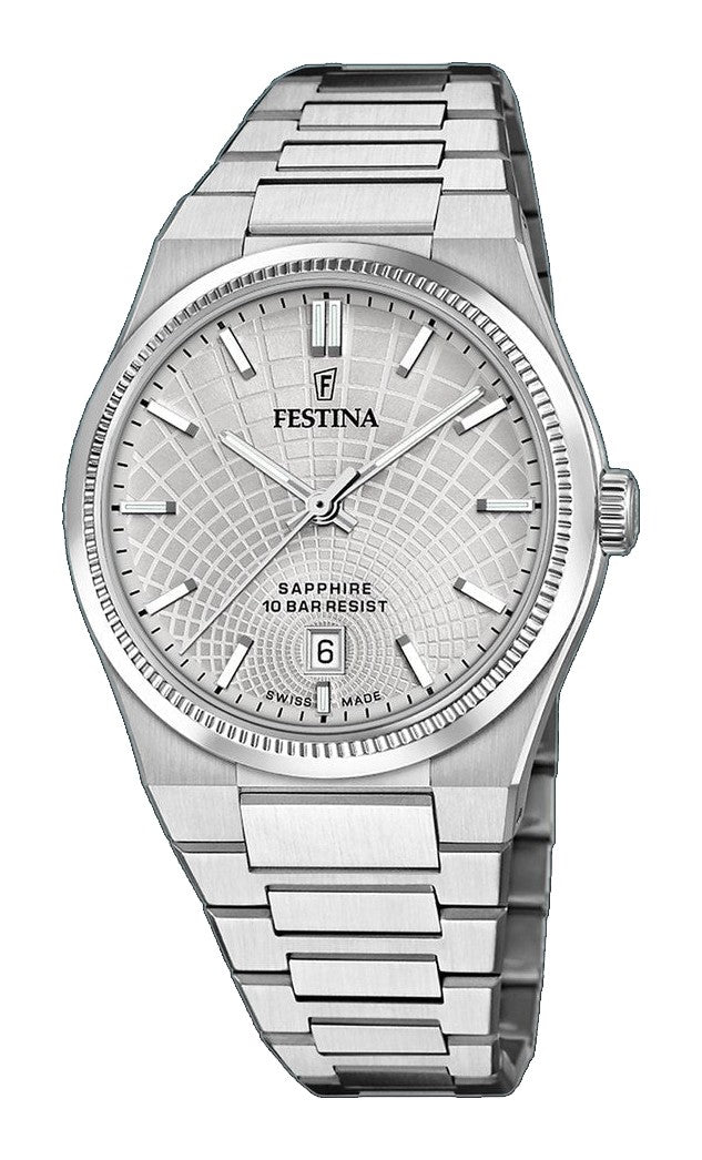 Rive Grey / Stainless steel Grey Dial