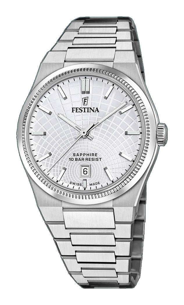 Rive Silver / Stainless steel Silver Dial