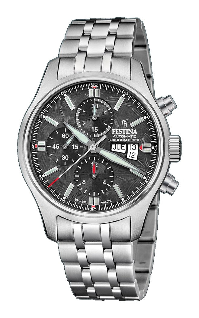 Aviator North Chrono Black / Stainless Steel Black Dial