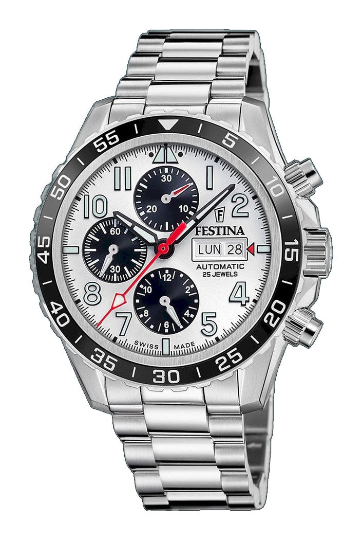 Aviator North Chrono White / Stainless Steel | White Dial