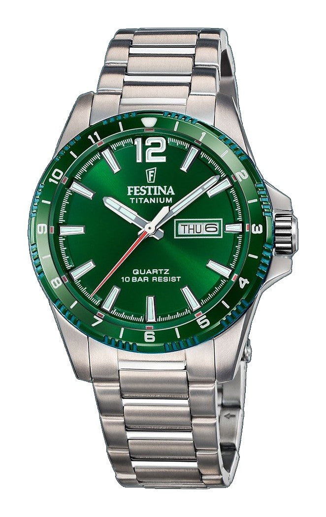 CALENDARIO TITANIUM Green / Titanium Green Dial
