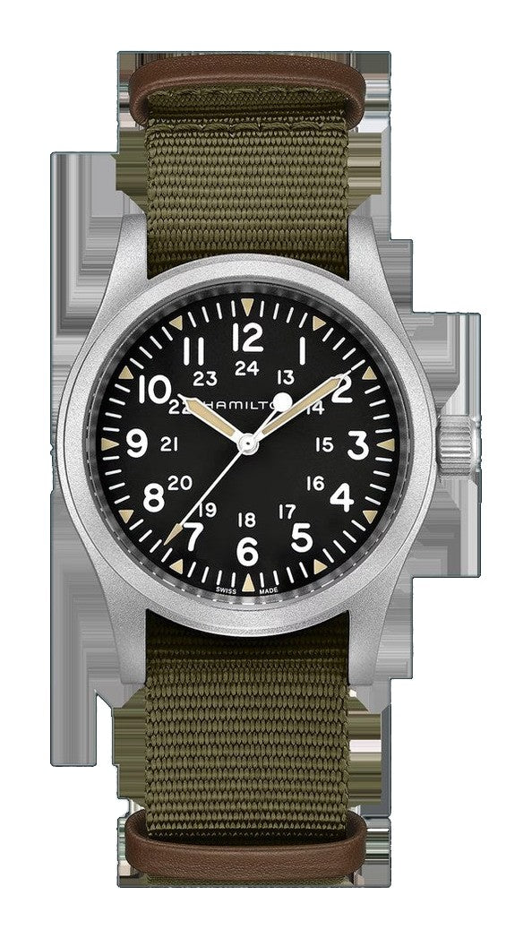 KHAKI FIELD Black / Fabric Black Dial