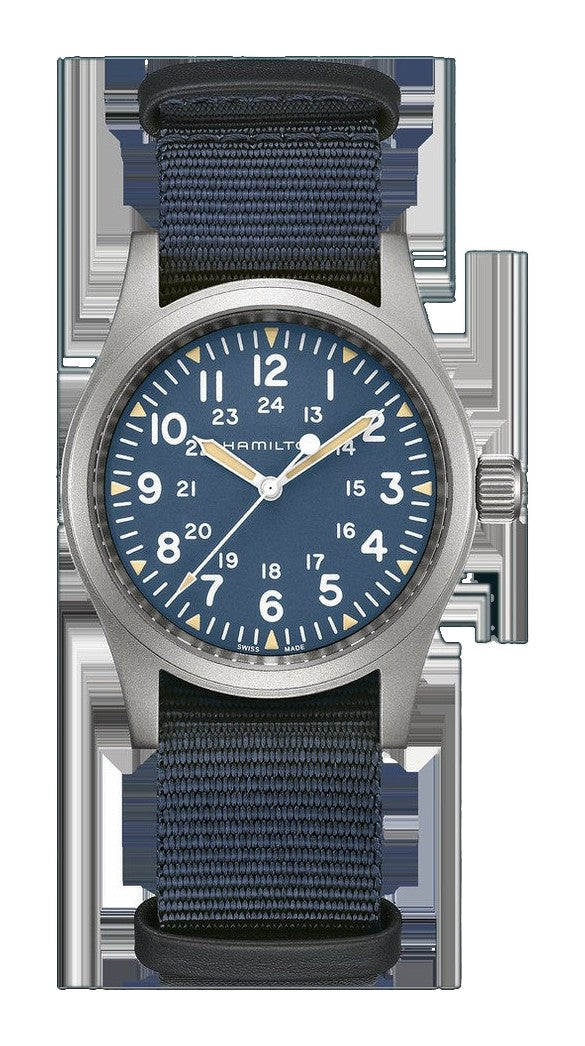 KHAKI FIELD Blue / Fabric Blue Dial