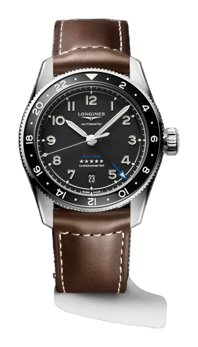 Spirit Zulu Black / Leather | Black Dial