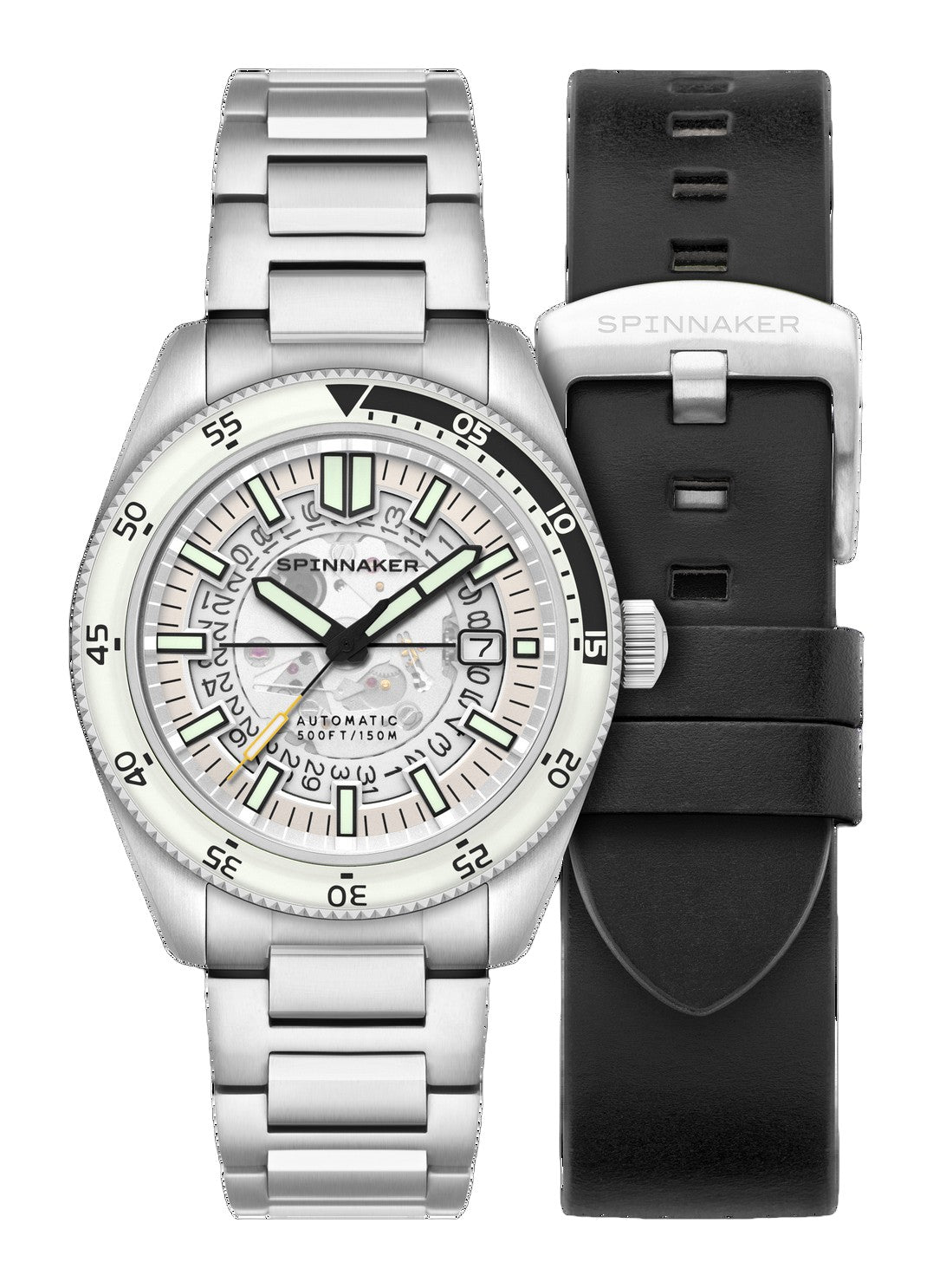 Fleuss Automatic White/Stainless Steel | White Dial