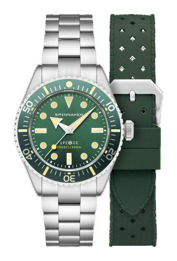 Spence 300 Automatic Green/Stainless Steel | Green Dial