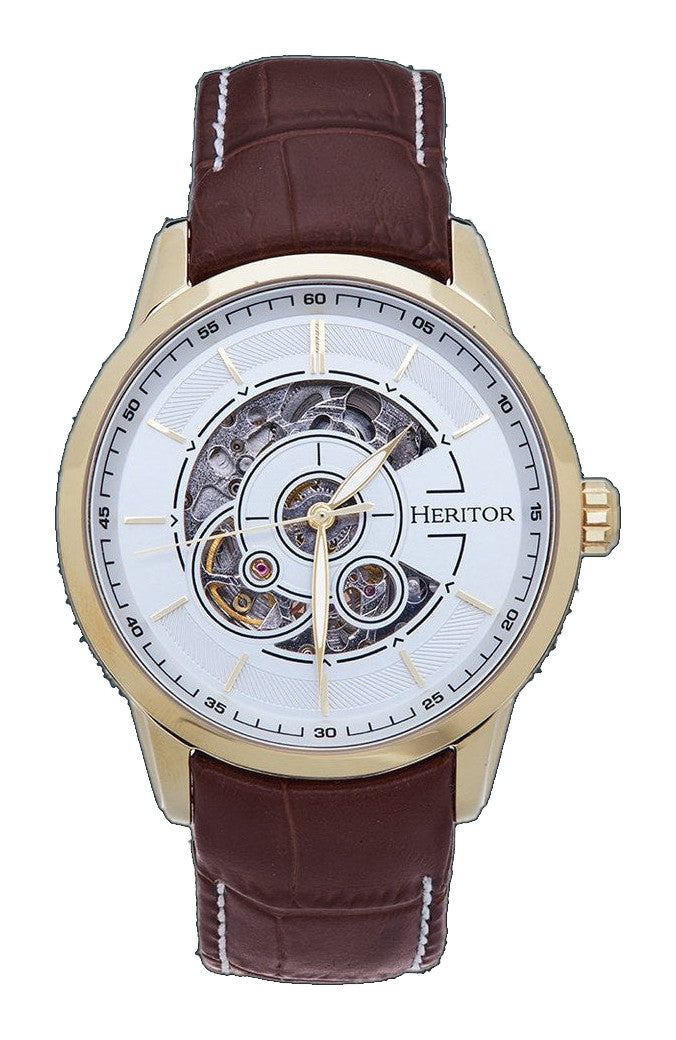 Davies Gold/Brown | White Dial